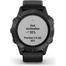 Часы GARMIN FENIX 6 SAPPHIRE CARBON GRAY DLC WITH BLACK BAND 010-02158-11