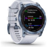 Часы GARMIN FENIX 7X SAPPHIRE SOLAR MINERAL BLUE DLC TITANIUM WITH WHITESTONE BAND 11152