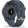 Часы GARMIN VENU 2 SILVER STAINLESS STEEL BEZEL WITH GRANITE BLUE CASE AND SILICONE BAND 10852