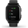 Часы GARMIN VENU SQ – MUSIC EDITION SLATE ALUMINUM BEZEL WITH BLACK CASE AND SILICONE BAND 010-02426-10
