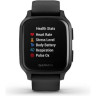 Часы GARMIN VENU SQ – MUSIC EDITION SLATE ALUMINUM BEZEL WITH BLACK CASE AND SILICONE BAND 010-02426-10