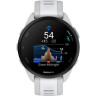 Смарт-часы GARMIN FORERUNNER 165 MUSIC, силиконовый ремешок цвета туманно-серый/белый камень 010-02863-31