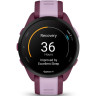 Смарт-часы GARMIN FORERUNNER 165 MUSIC, силиконовый ремешок ягодно-сиреневый 010-02863-33